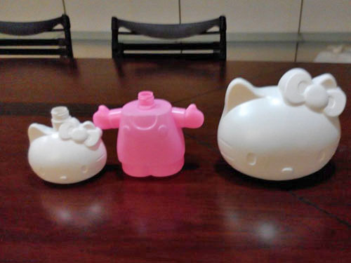 Blow molding toys