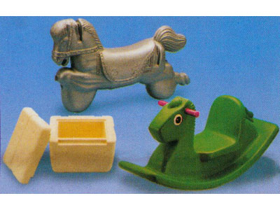 Blow molding toys
