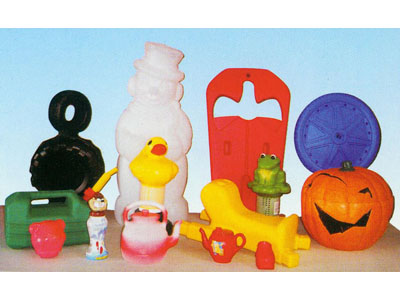 Blow molding toys